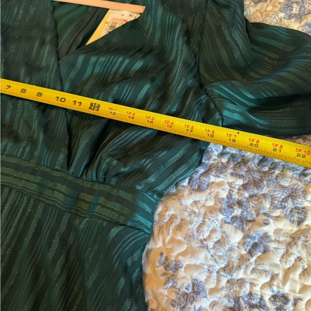 Elegant Teal Women's wedding guest cocktail Dress - Picture 5 of 11
